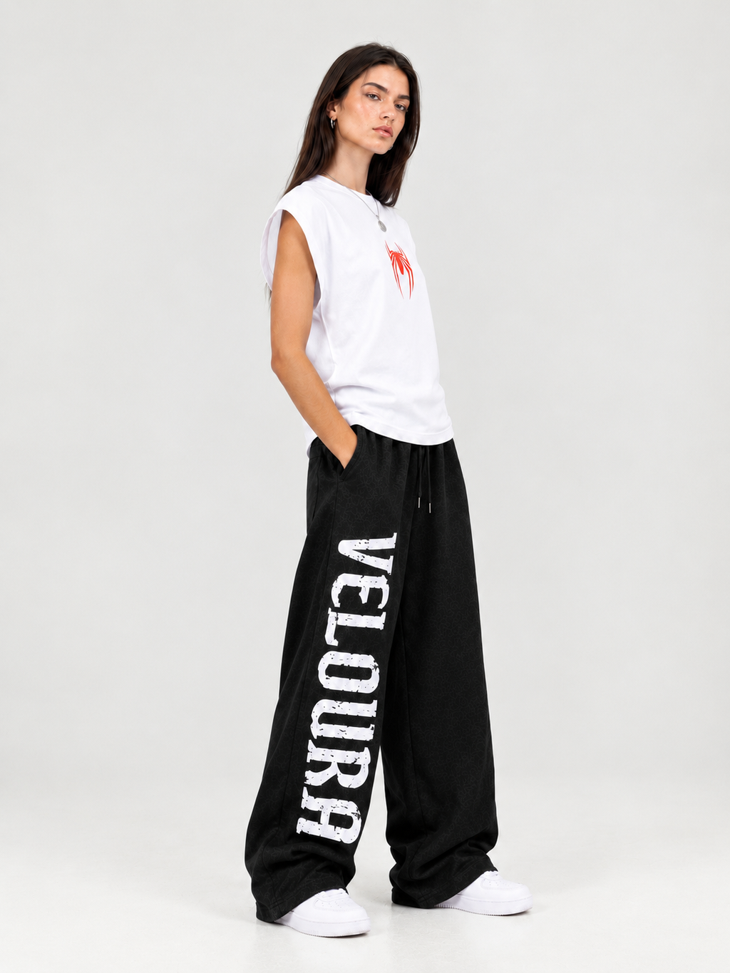 Crimson Spider Boxy Tank Top