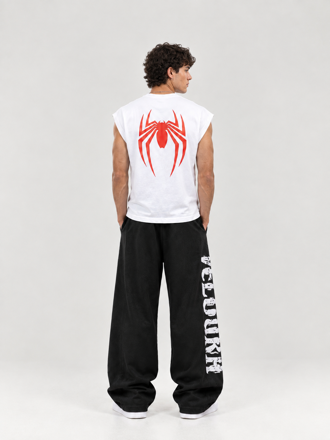 Crimson Spider Boxy Tank Top
