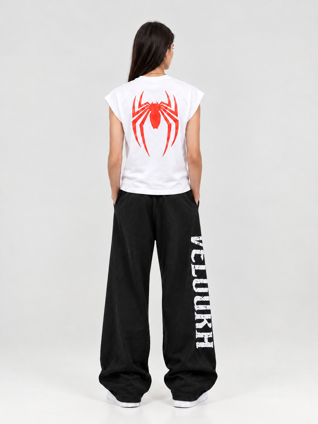 Crimson Spider Boxy Tank Top